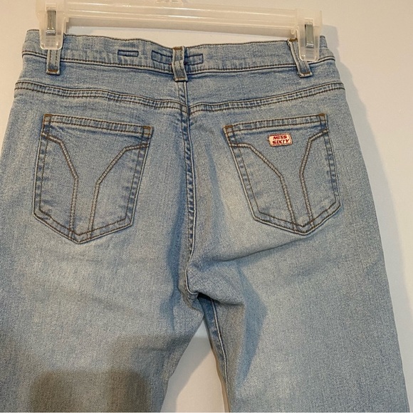 MISS SIXTY Tommy Flare Jeans in Light Wash Size 27 - Picture 8 of 16